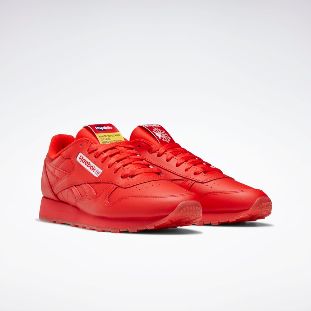 Reebok Popsicle Classic Leather Shoes Punainen Punainen Punainen | MWCNPJ-031