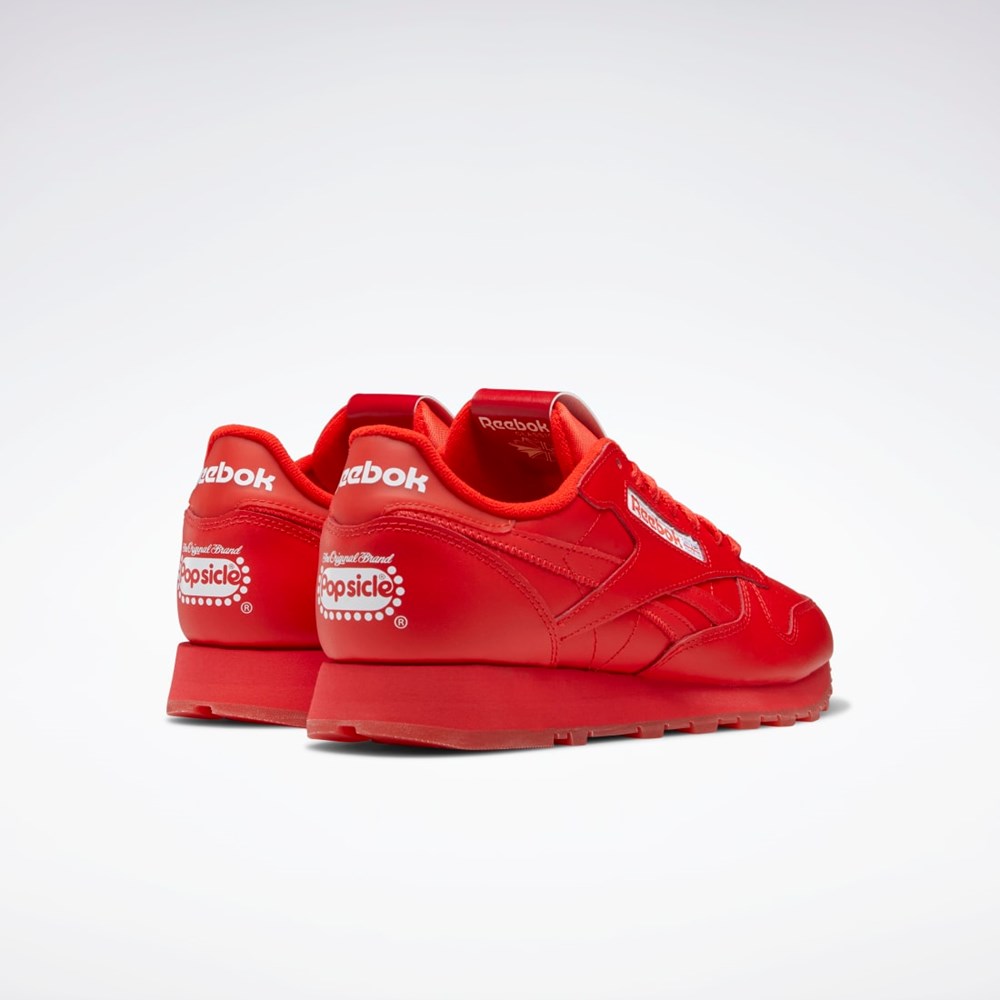 Reebok Popsicle Classic Leather Shoes Punainen Punainen Punainen | MWCNPJ-031