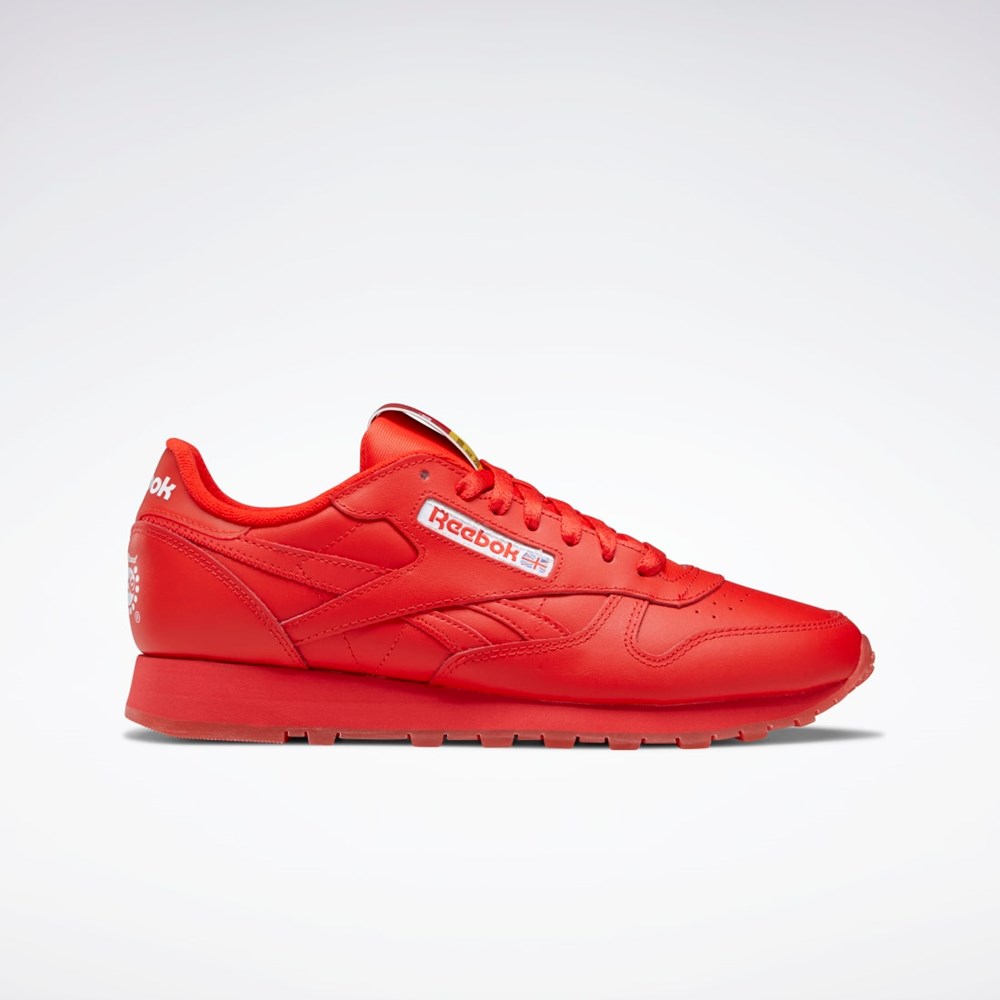Reebok Popsicle Classic Leather Shoes Punainen Punainen Punainen | MWCNPJ-031