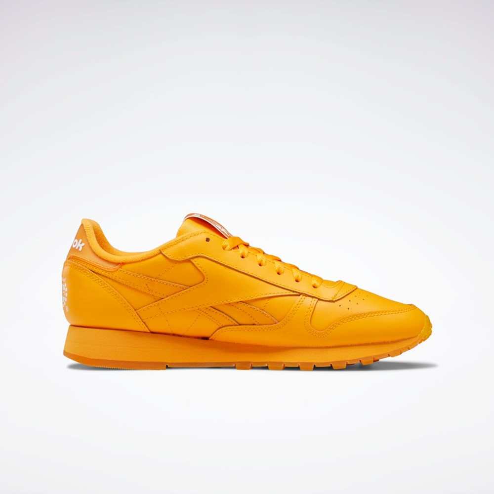 Reebok Popsicle Classic Leather Shoes Semi Fire Spark / Semi Fire Spark / Semi Fire Spark | VDQYUL-628