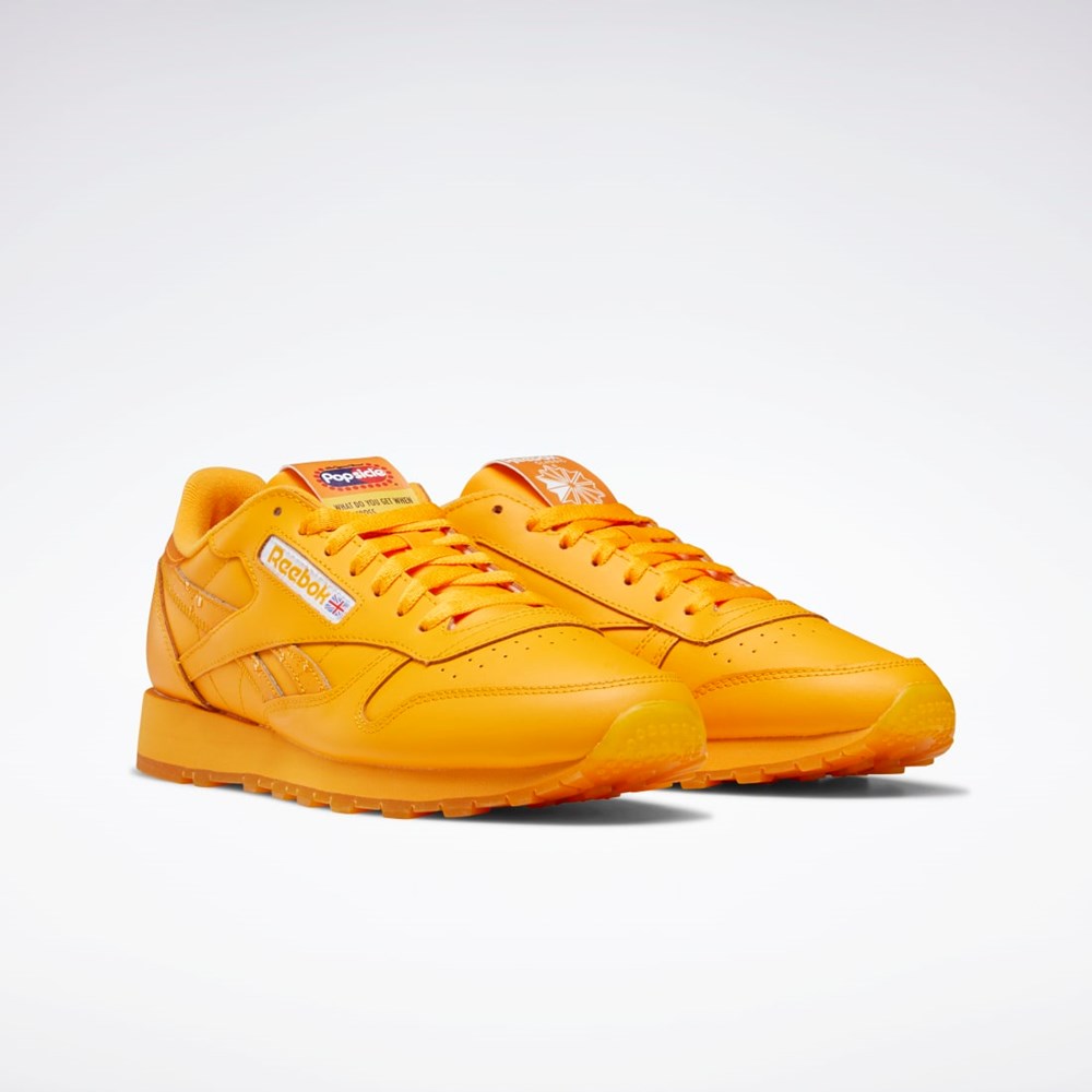 Reebok Popsicle Classic Leather Shoes Semi Fire Spark / Semi Fire Spark / Semi Fire Spark | VDQYUL-628