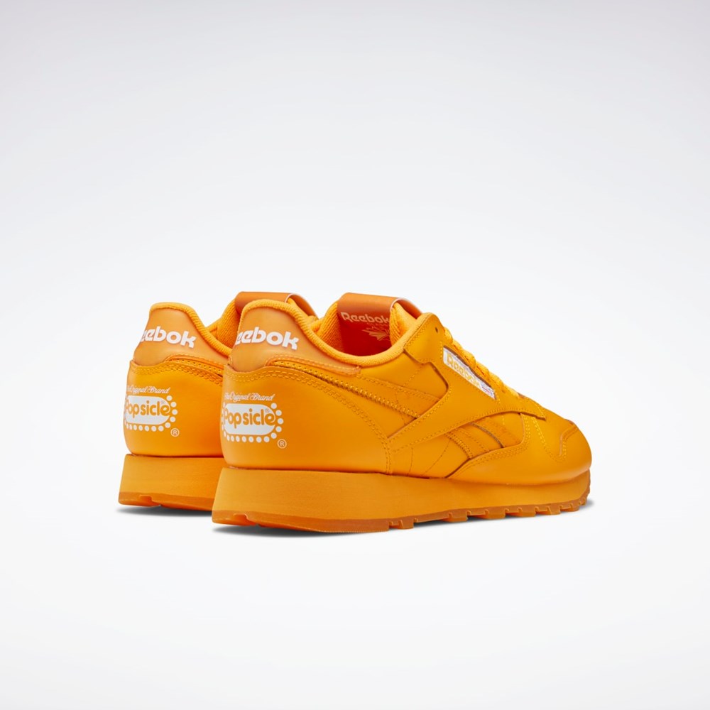Reebok Popsicle Classic Leather Shoes Semi Fire Spark / Semi Fire Spark / Semi Fire Spark | VDQYUL-628