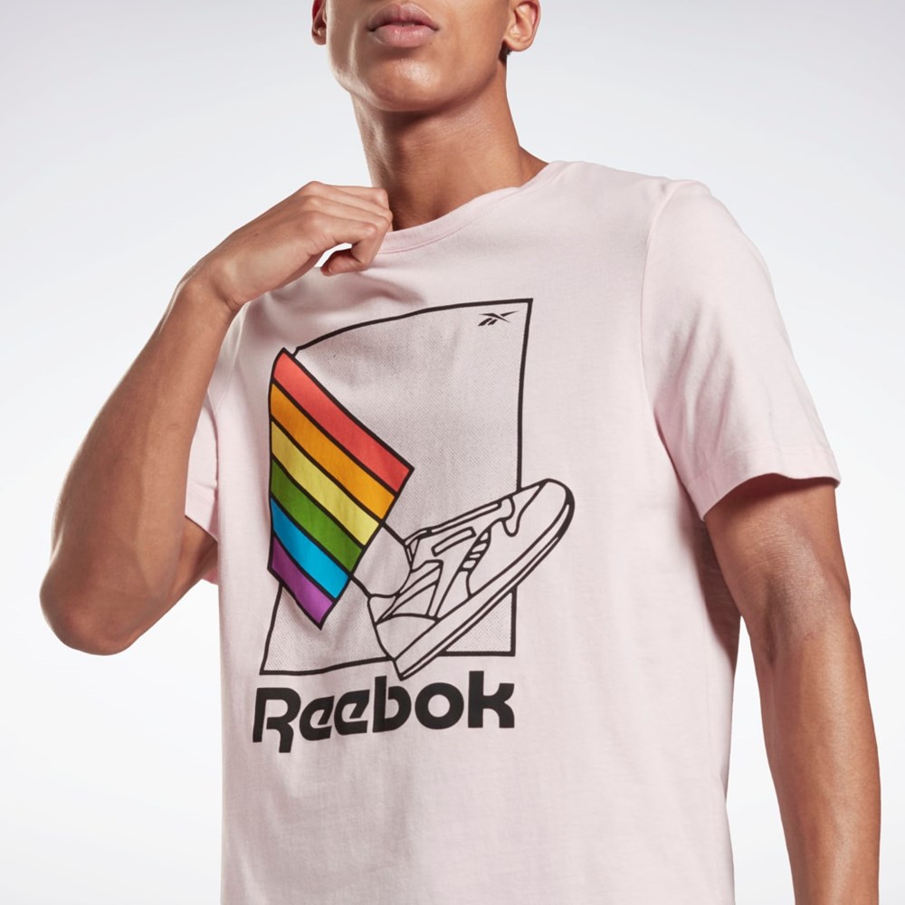 Reebok Pride Graafinen T-Shirt Frost Berry | XOIPHS-628