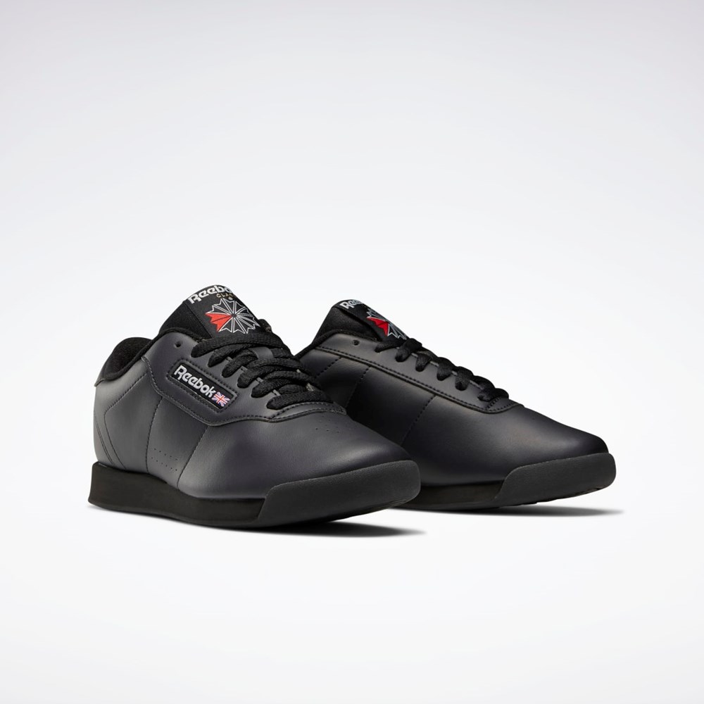 Reebok Princess Leveät Shoes Mustat | MBDRFG-314
