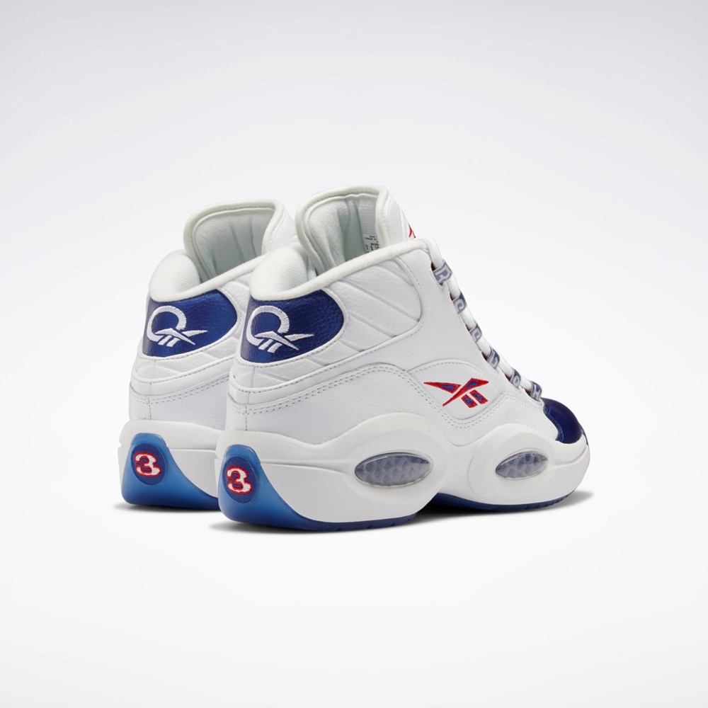 Reebok Question Mid Basketball Shoes Valkoinen | XYZEIG-361