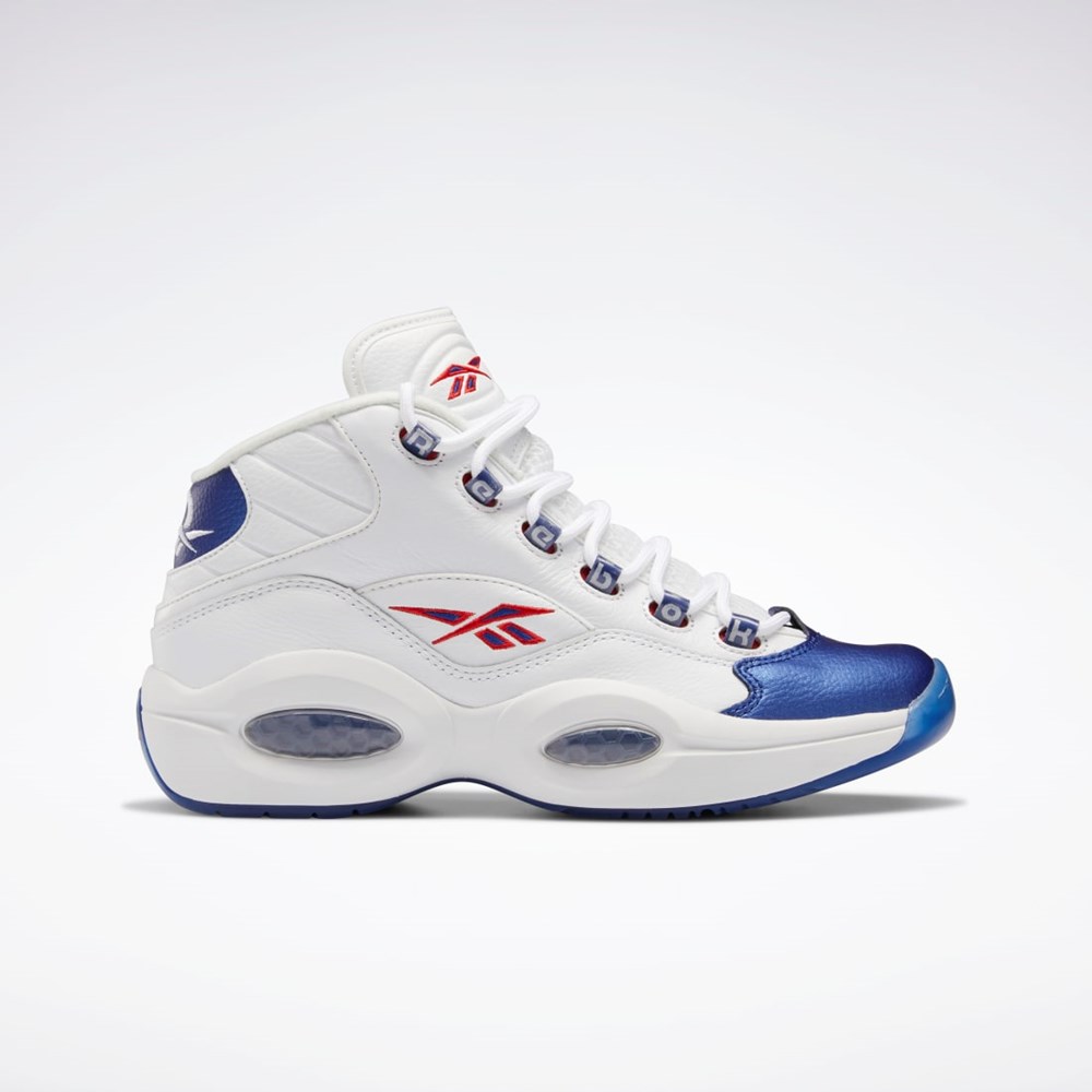 Reebok Question Mid Basketball Shoes Valkoinen | XYZEIG-361
