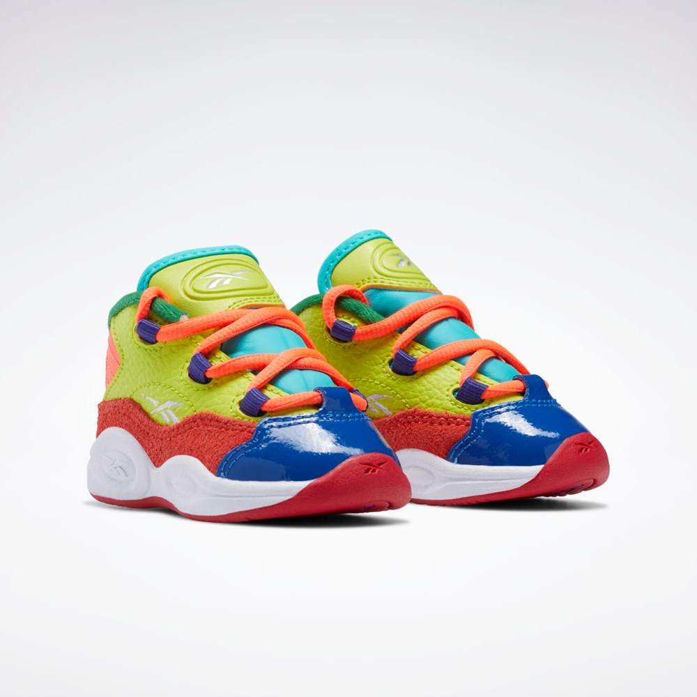 Reebok Question Mid Shoes - Toddler Oranssi Keltainen Violetit | XTMPSE-478