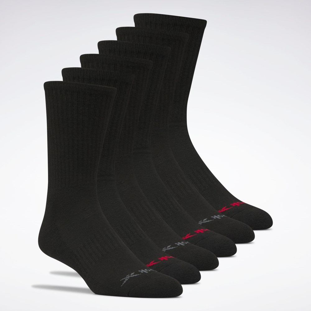 Reebok Reebok Basic Crew Socks 6 Pairs Multi | PSLZWY-076