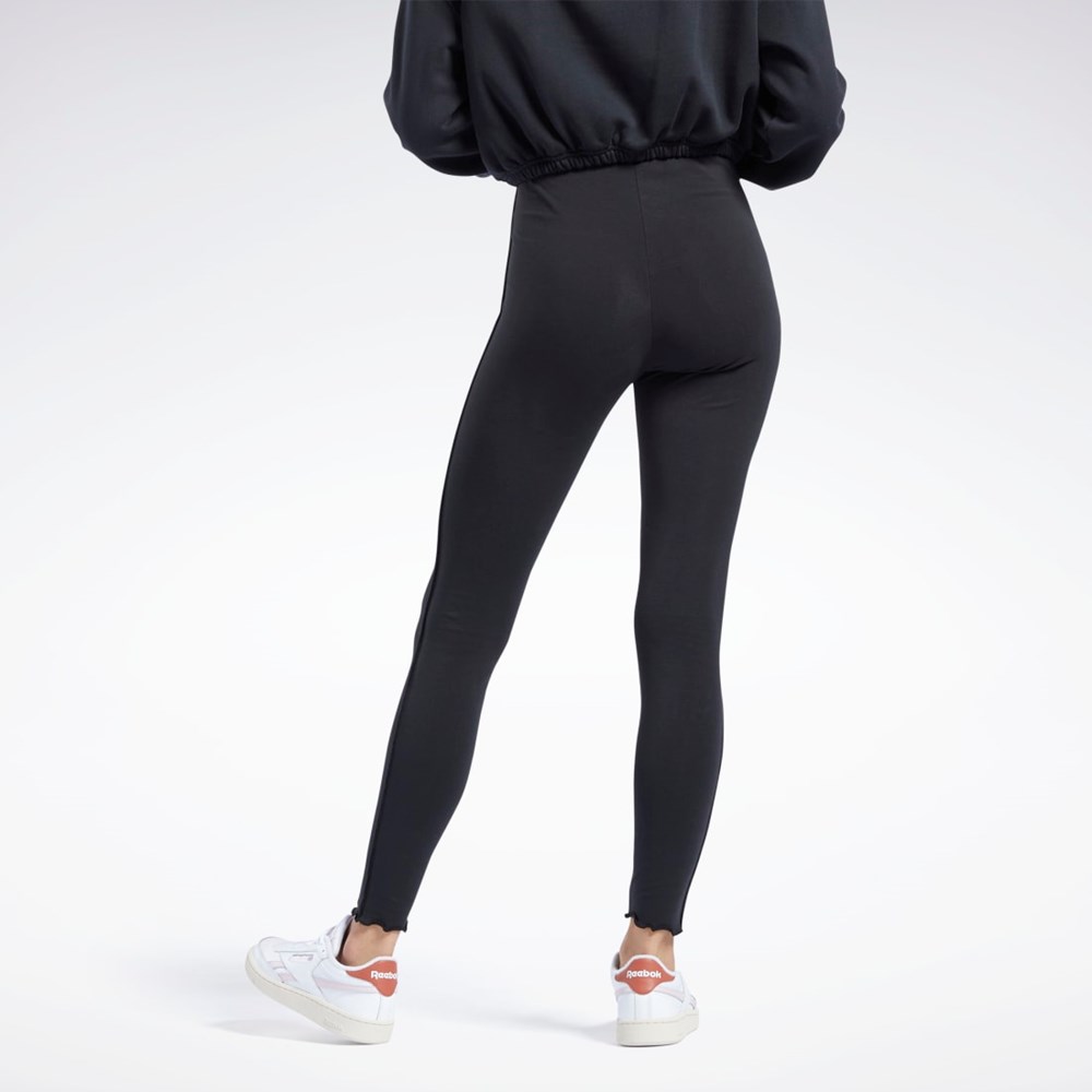 Reebok Reebok Classics High-Rise Leggings Mustat | PMAQIH-531