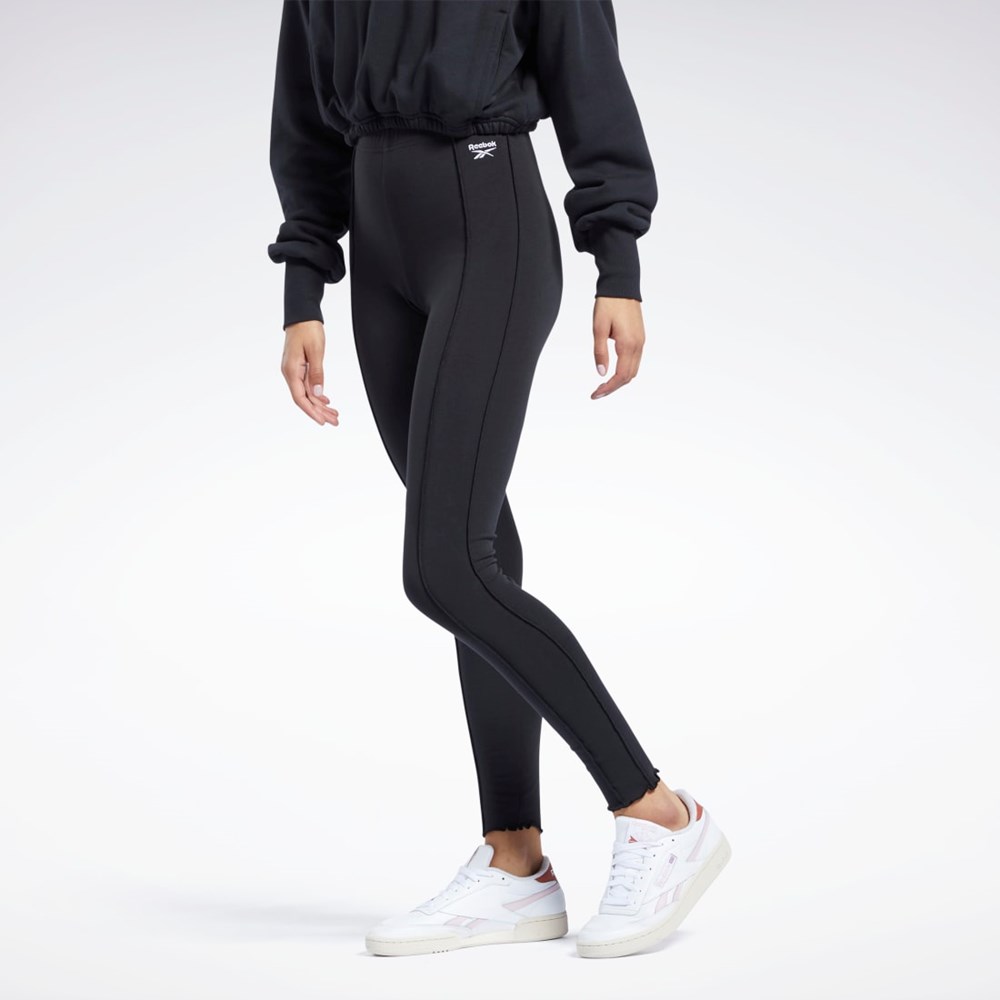 Reebok Reebok Classics High-Rise Leggings Mustat | PMAQIH-531
