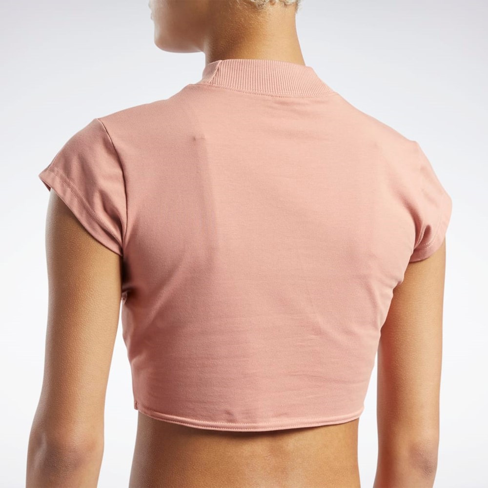 Reebok Reebok Classics Lyhyt Sleeve Fitted Top Koralli | FJOQYG-251