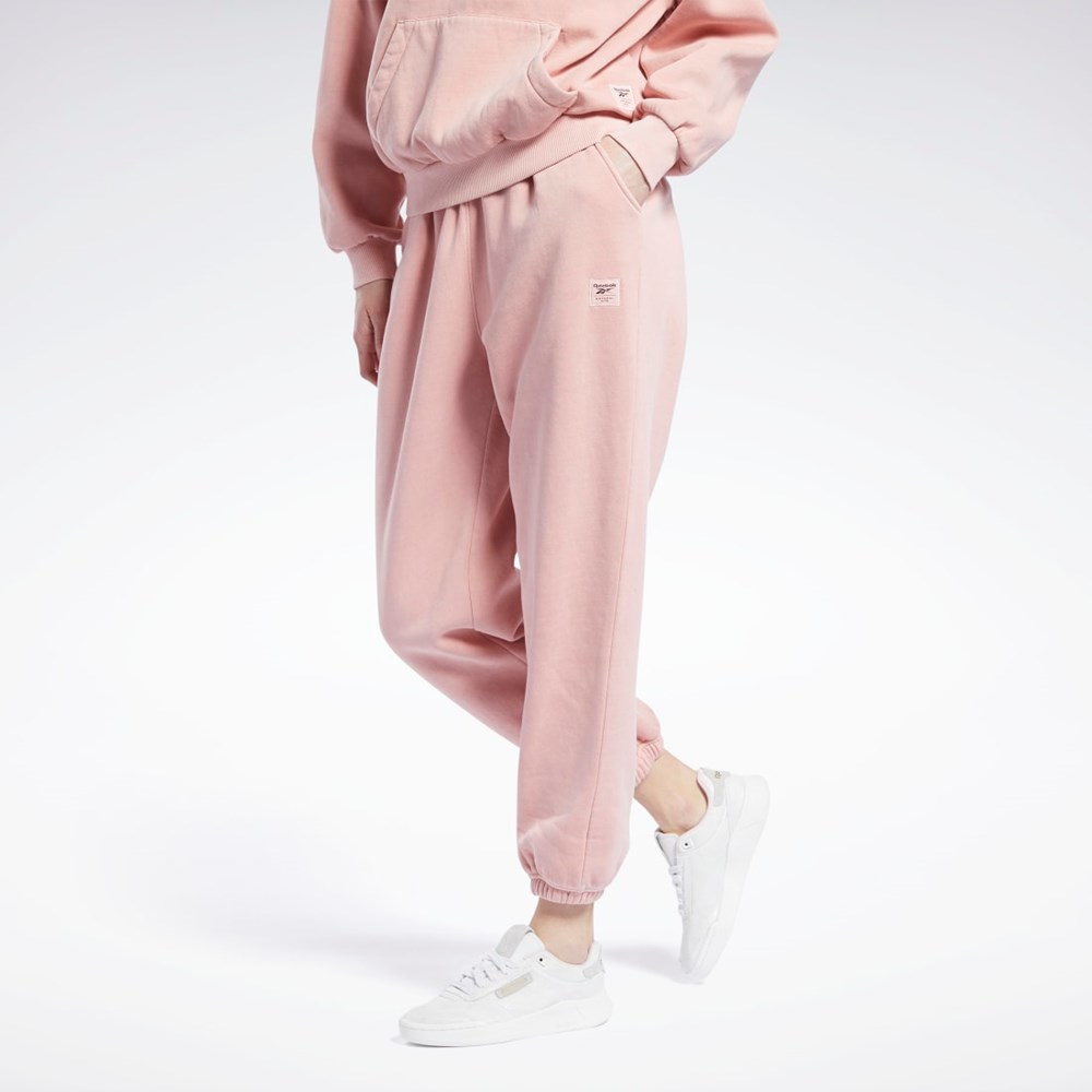 Reebok Reebok Classics Natural Dye Fleece Pants Frost Berry | OYQLBR-467