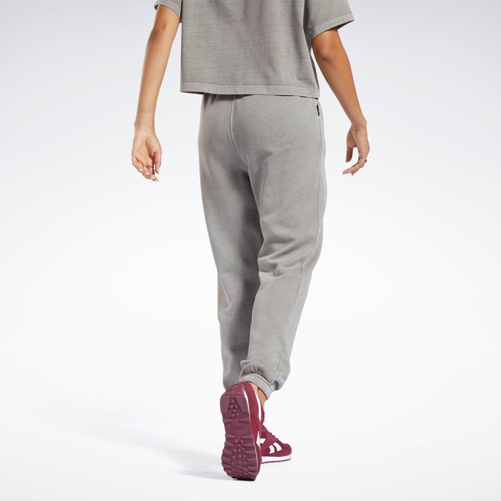 Reebok Reebok Classics Natural Dye Small Logo French Terry Pants Harmaat | KINHWO-501