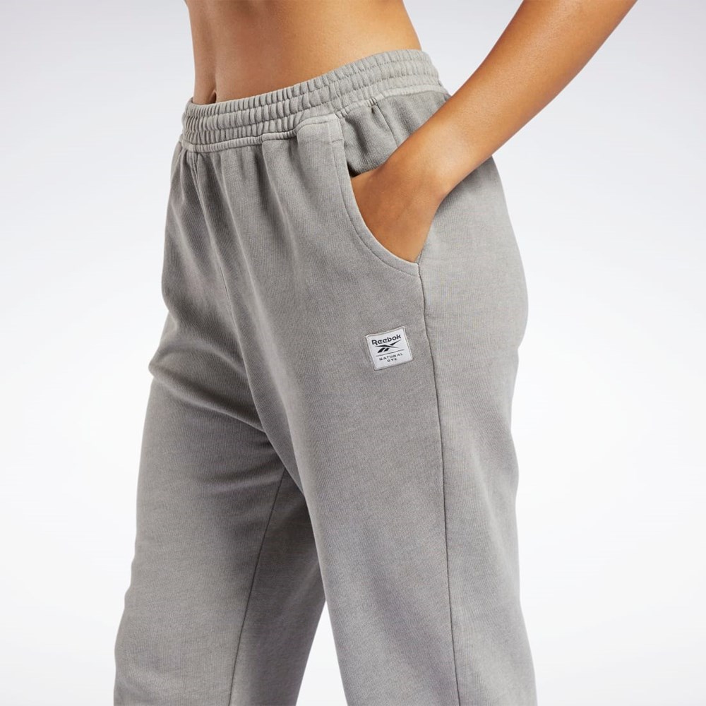 Reebok Reebok Classics Natural Dye Small Logo French Terry Pants Harmaat | KINHWO-501