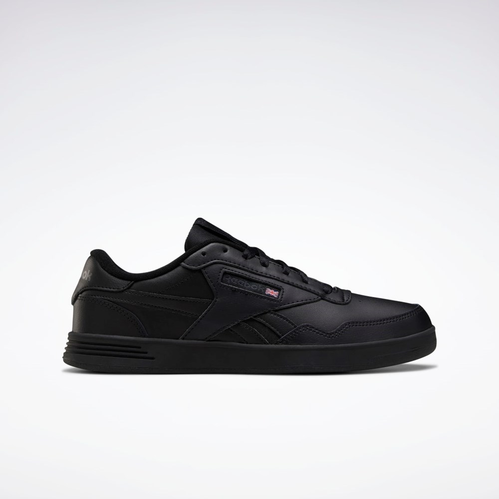 Reebok Reebok Club MEMT Leveät Shoes Mustat Mustat Harmaat | IQZCHS-815