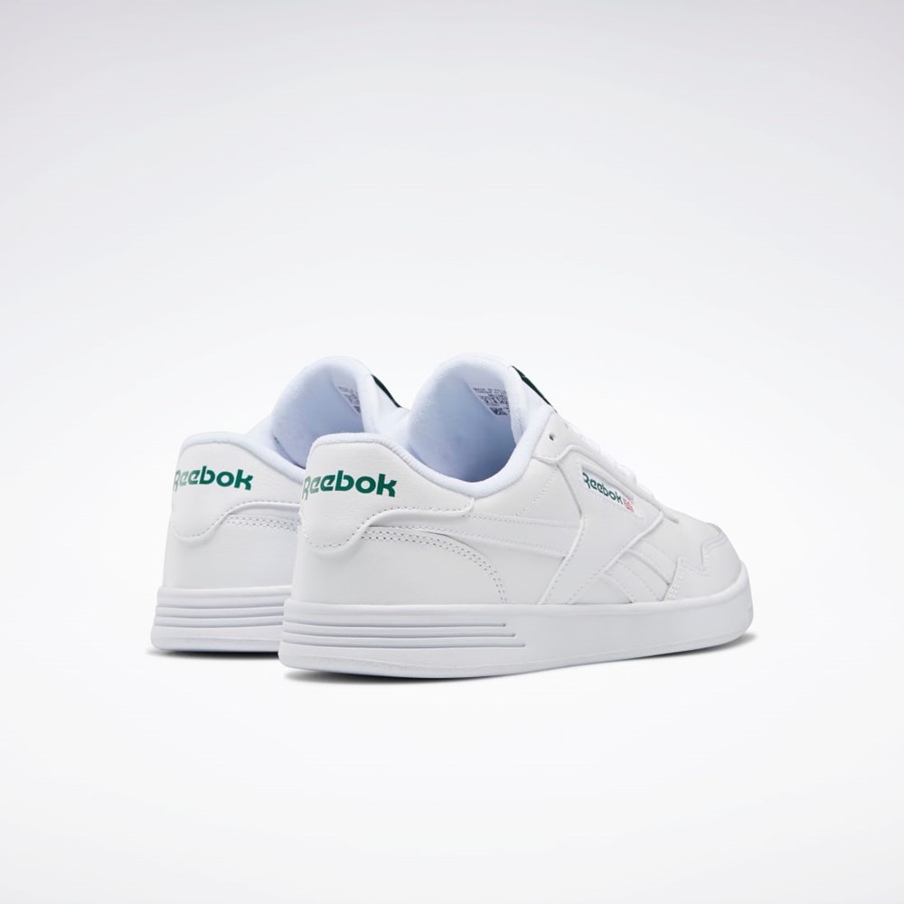 Reebok Reebok Club MEMT Leveät Shoes Valkoinen Valkoinen Vihreä | HJDLVT-369