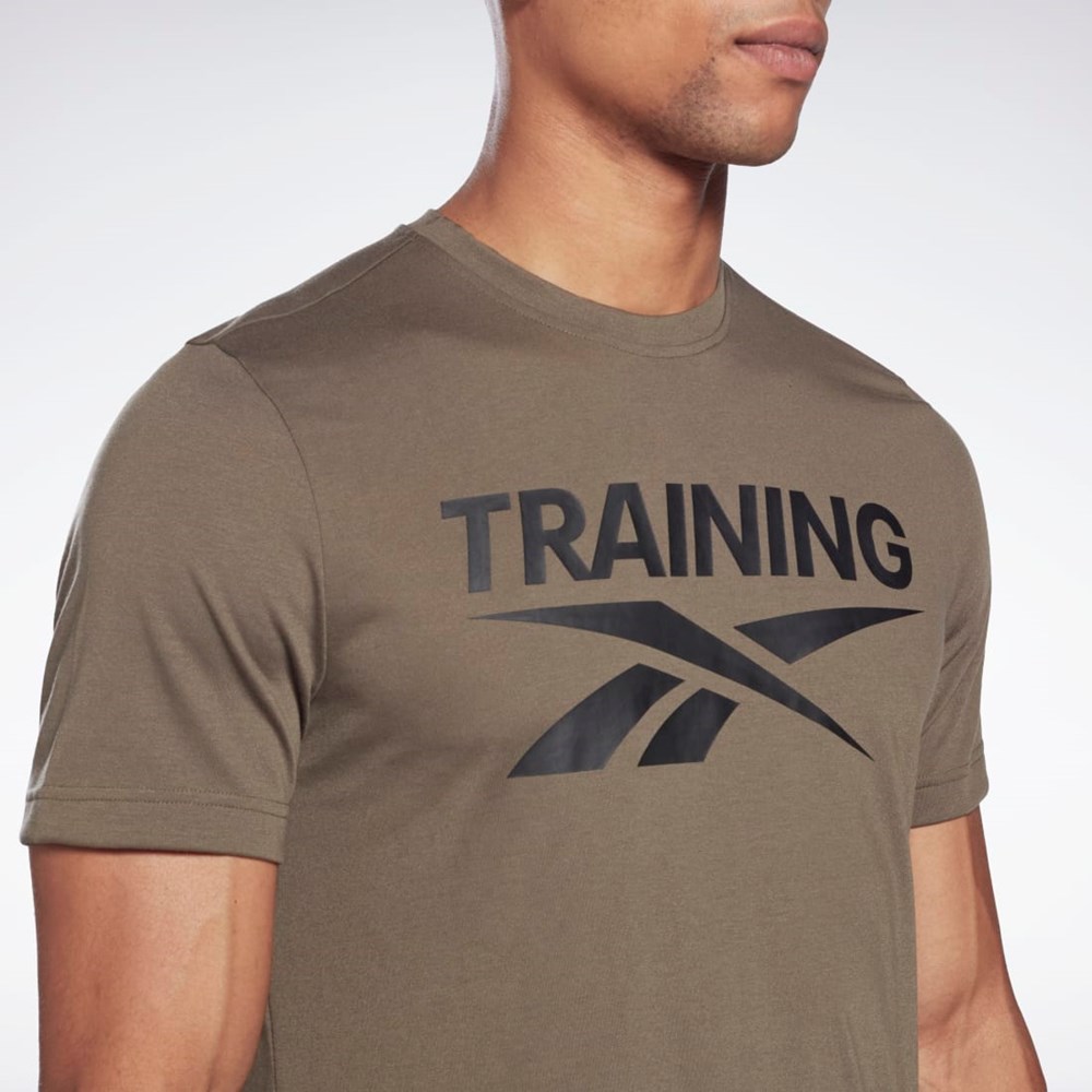Reebok Reebok Graafinen Series T-Shirt Vihreä | EGNBWU-408