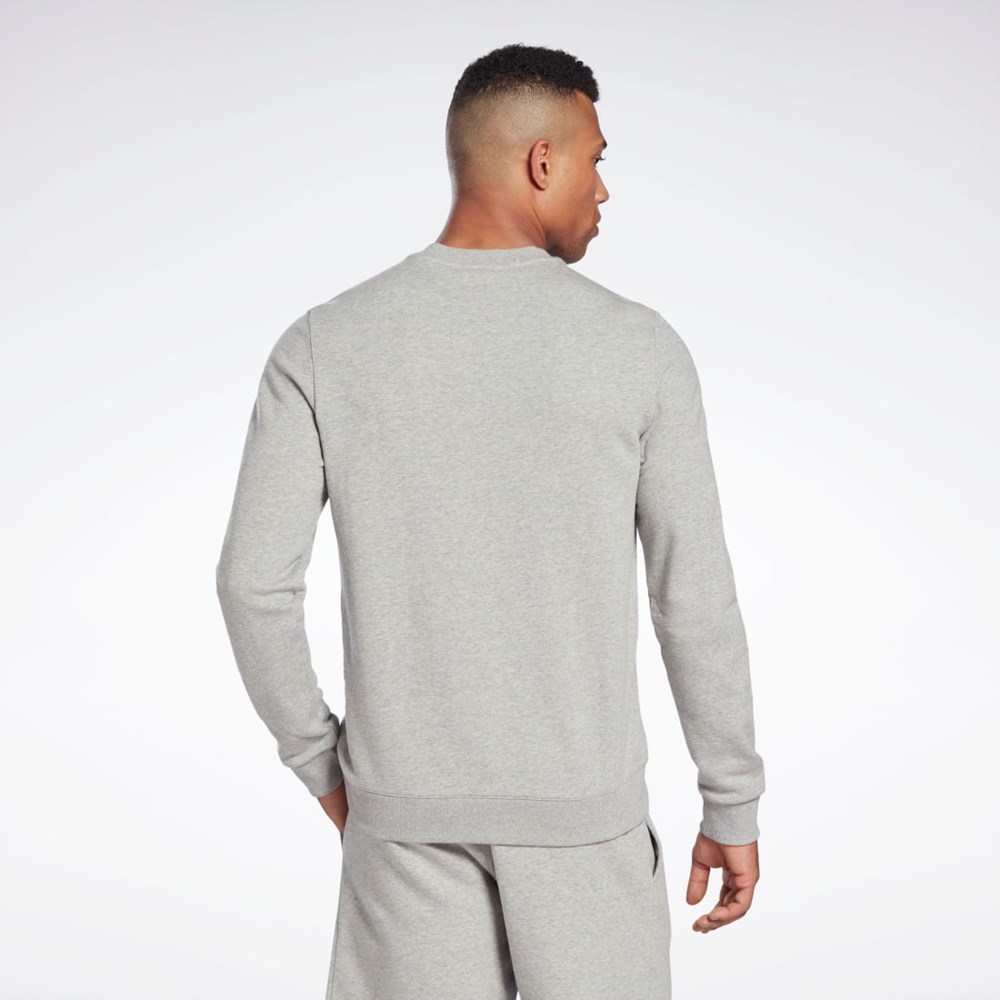 Reebok Reebok Identity Big Logo Crew Harmaat Mustat | SWQENL-350