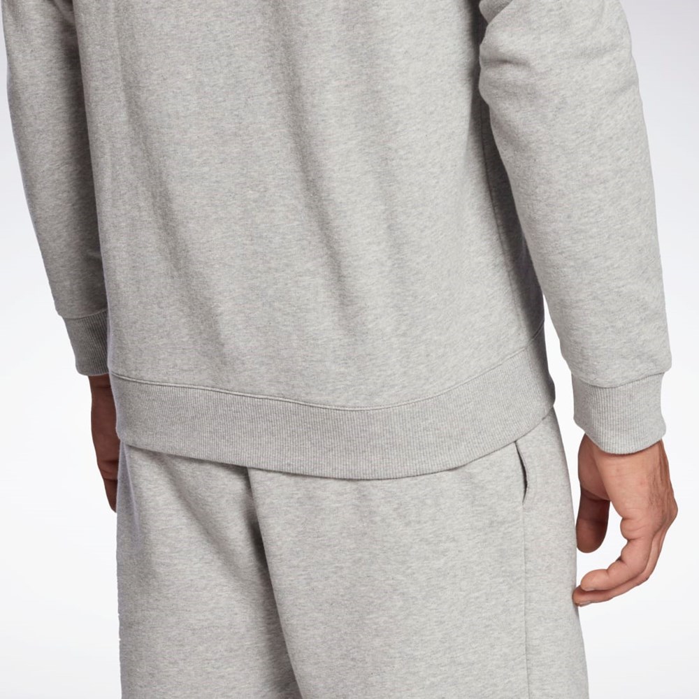 Reebok Reebok Identity Big Logo Crew Harmaat Mustat | SWQENL-350
