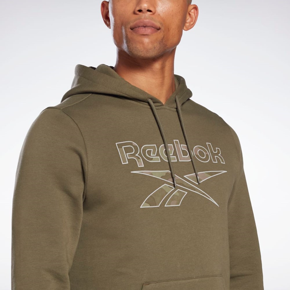 Reebok Reebok Identity Big Logo Hoodie Vihreä | PRLXWZ-465