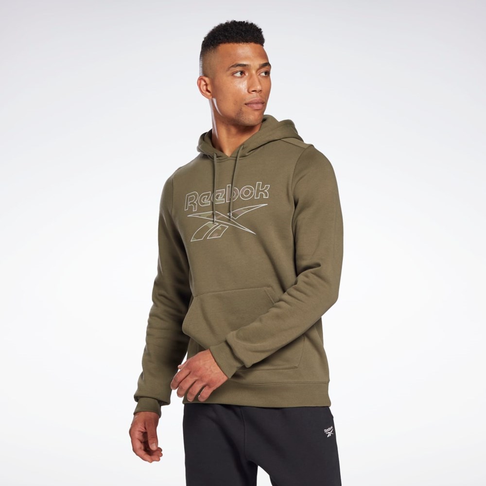 Reebok Reebok Identity Big Logo Hoodie Vihreä | PRLXWZ-465