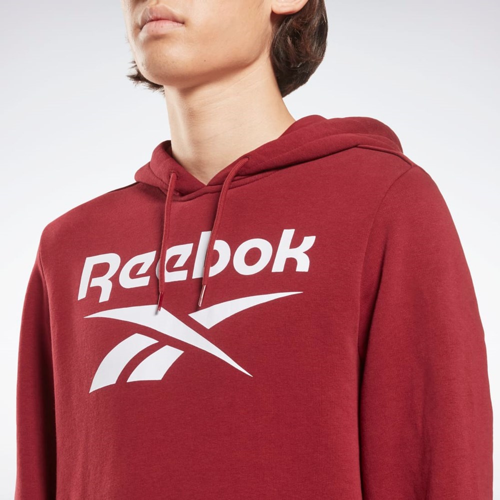 Reebok Reebok Identity Big Logo Hoodie Viininpunainen | XMZTYJ-174