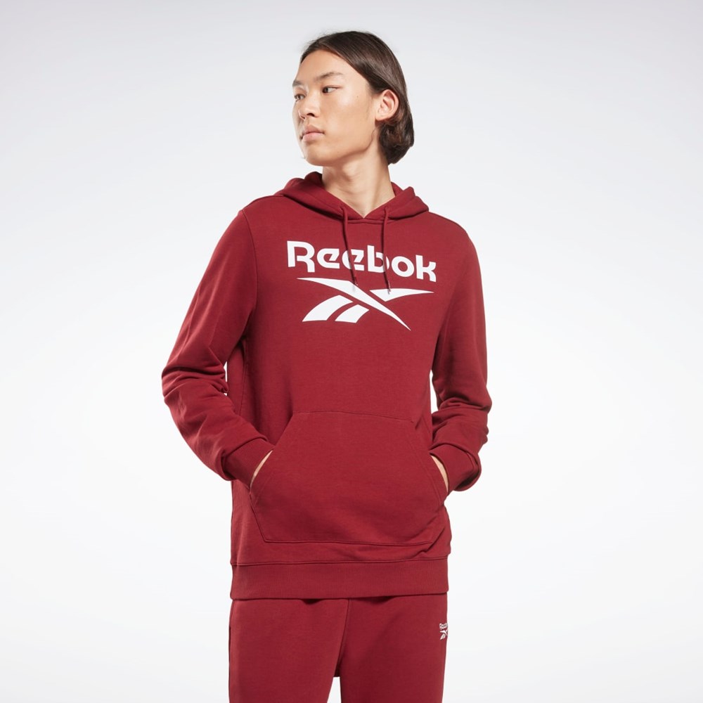 Reebok Reebok Identity Big Logo Hoodie Viininpunainen | XMZTYJ-174