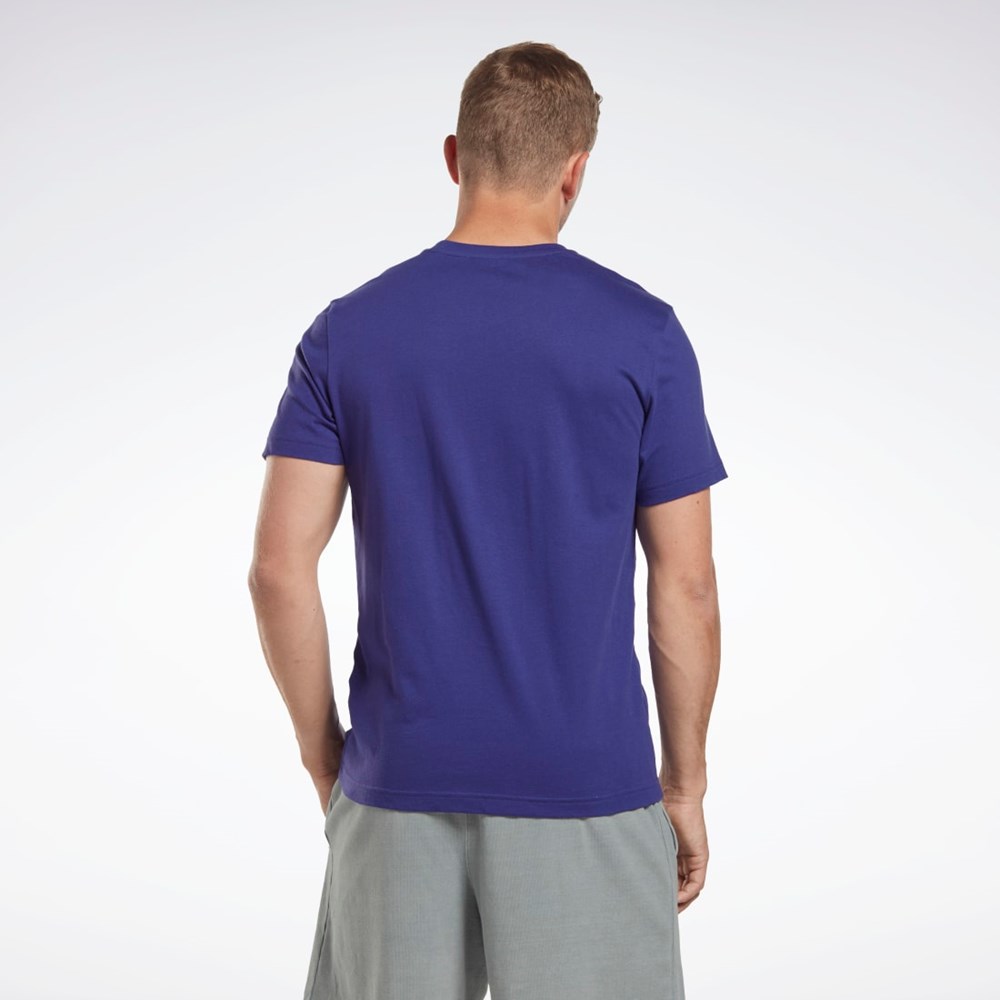 Reebok Reebok Identity Big Logo T-Shirt Violetit | CWOBZR-596