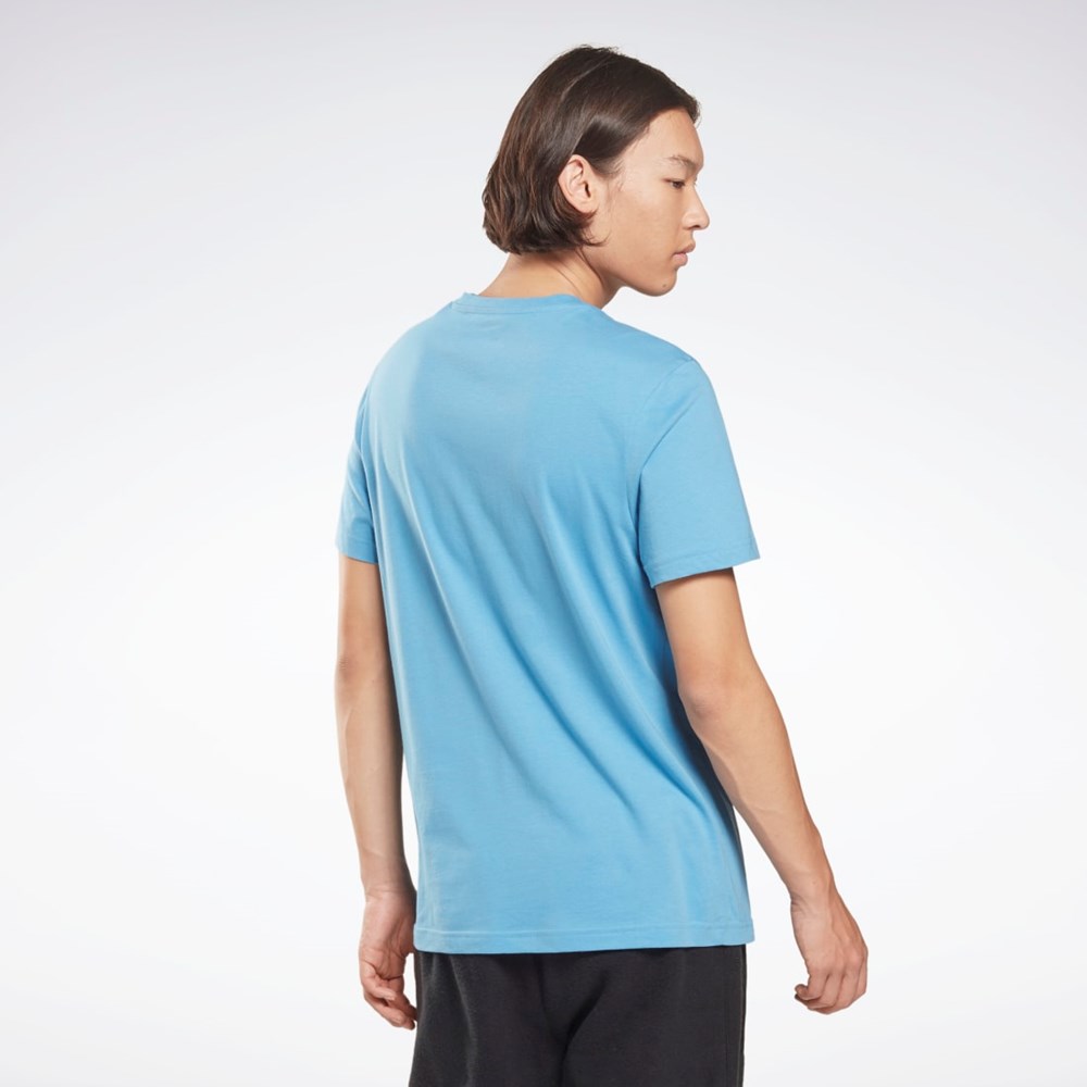Reebok Reebok Identity Big Logo T-Shirt Sininen | CXATHB-472