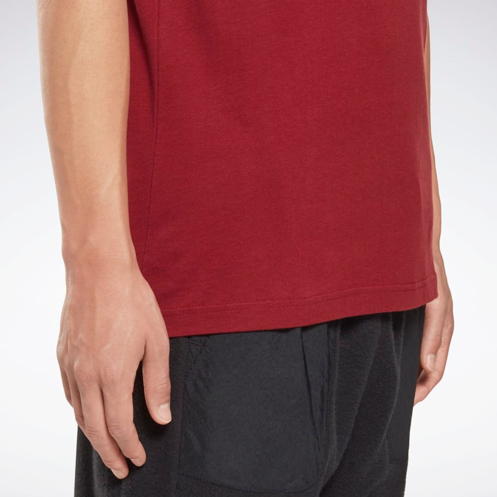 Reebok Reebok Identity Big Logo T-Shirt Viininpunainen | FDZCIG-792