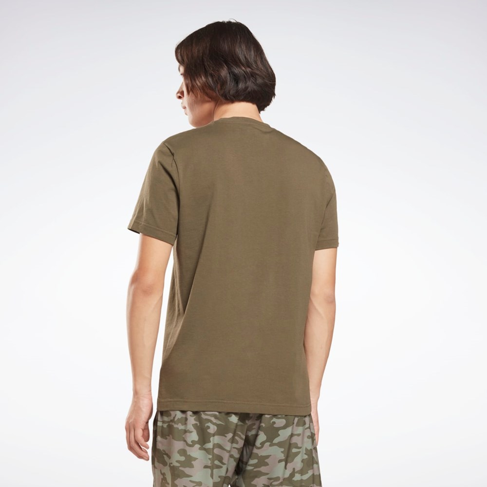 Reebok Reebok Identity Big Logo T-Shirt Vihreä | KPTCUA-275