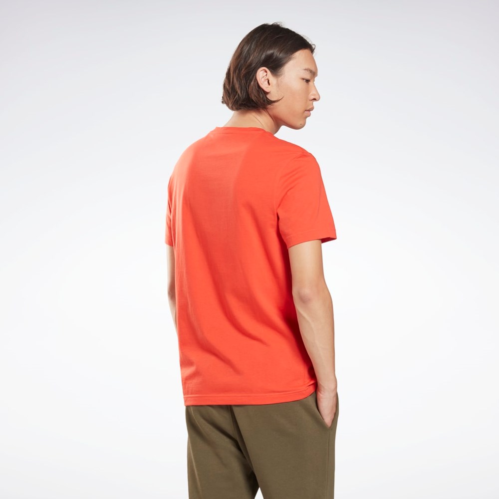 Reebok Reebok Identity Big Logo T-Shirt Punainen | LYWBTU-187
