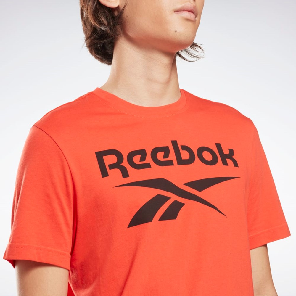 Reebok Reebok Identity Big Logo T-Shirt Punainen | LYWBTU-187