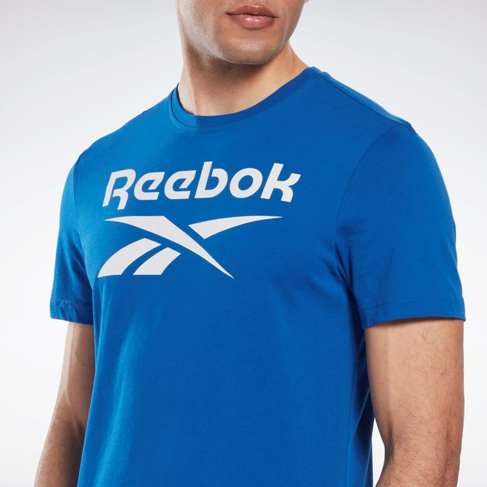 Reebok Reebok Identity Big Logo T-Shirt Sininen | NLOHFJ-341