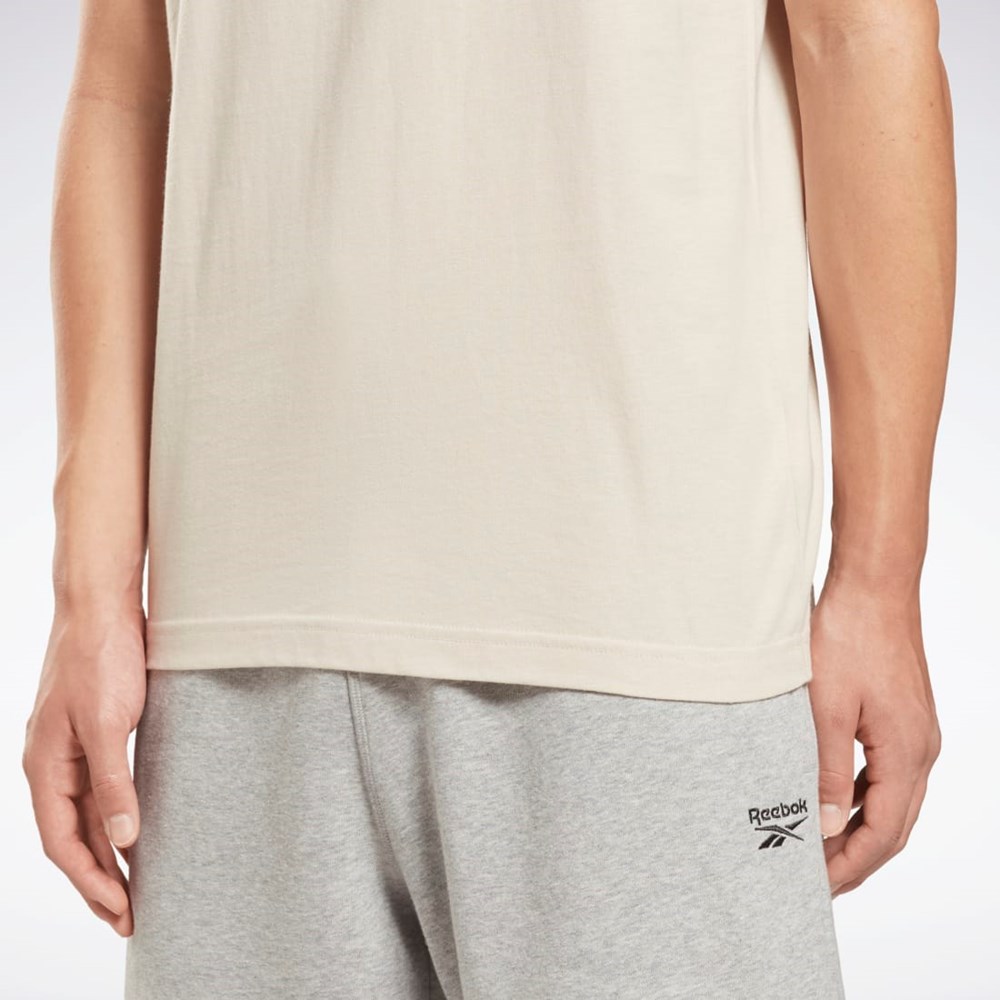 Reebok Reebok Identity Big Logo T-Shirt Stucco | QFRPYE-873