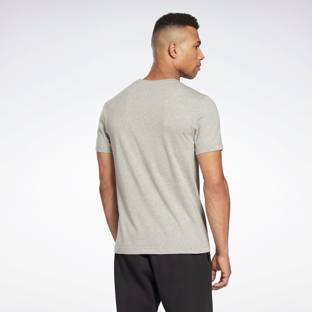 Reebok Reebok Identity Big Logo T-Shirt Harmaat | SDRWJL-734