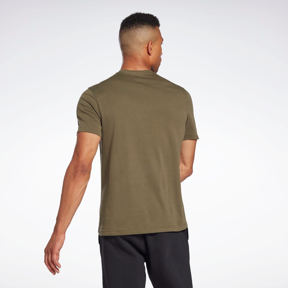 Reebok Reebok Identity Big Logo T-Shirt Vihreä | VLGSQP-385
