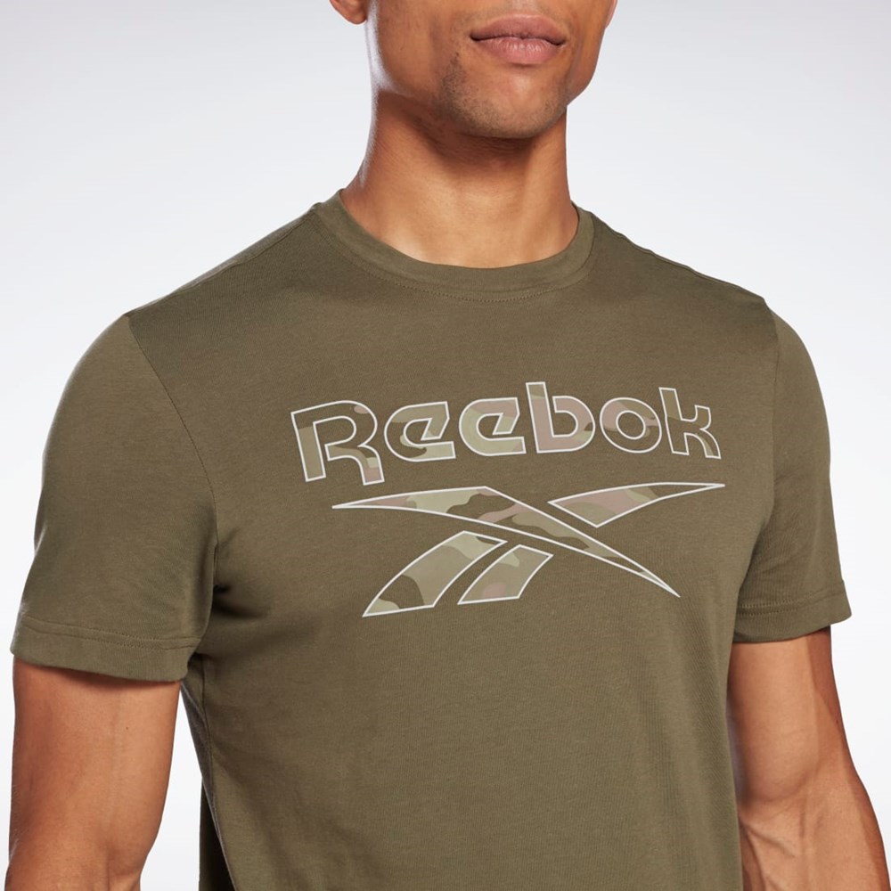 Reebok Reebok Identity Big Logo T-Shirt Vihreä | VLGSQP-385