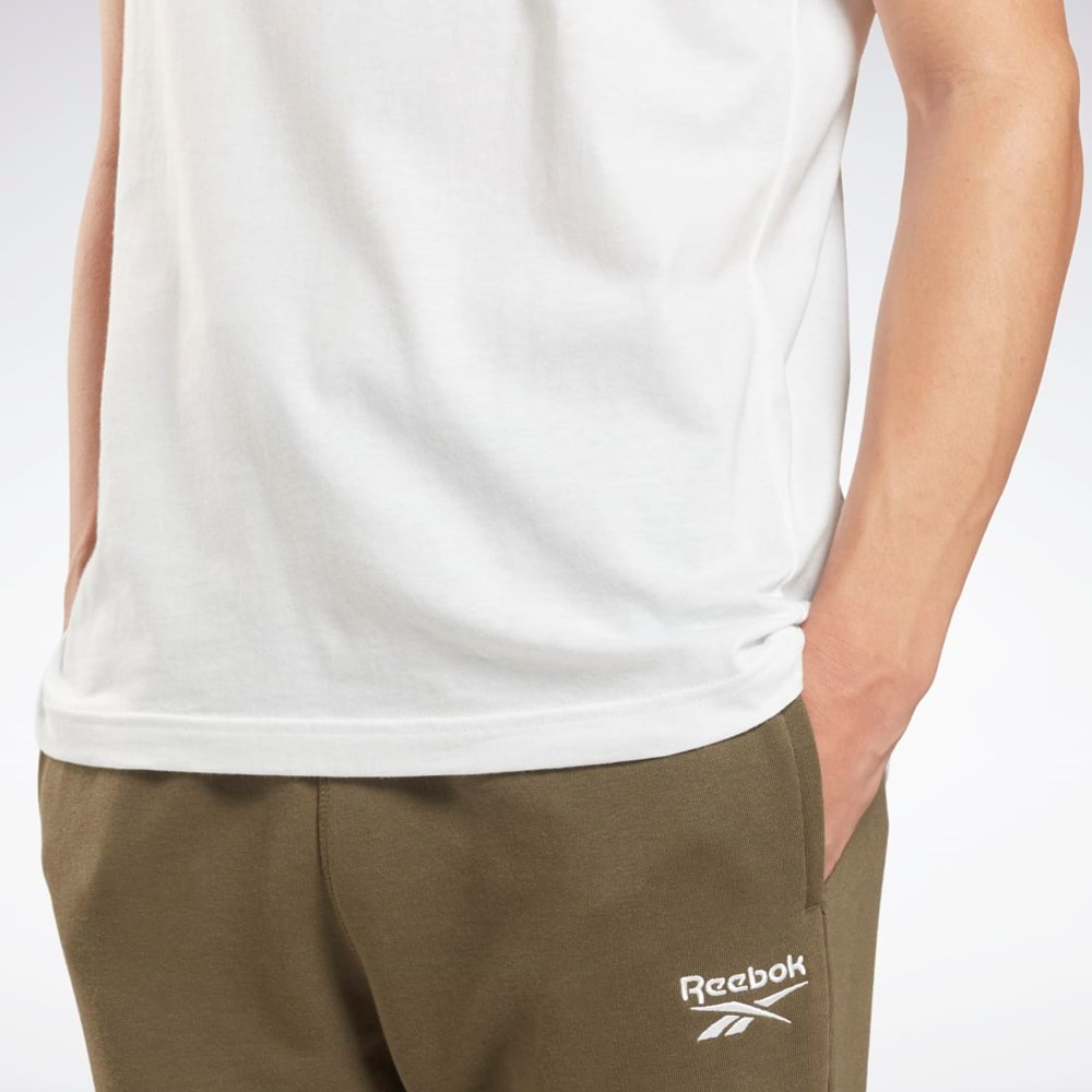 Reebok Reebok Identity Big Logo T-Shirt Valkoinen | XROKQM-605