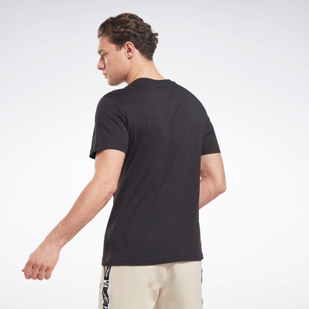 Reebok Reebok Identity Classics T-Shirt Mustat | HQZBOV-352
