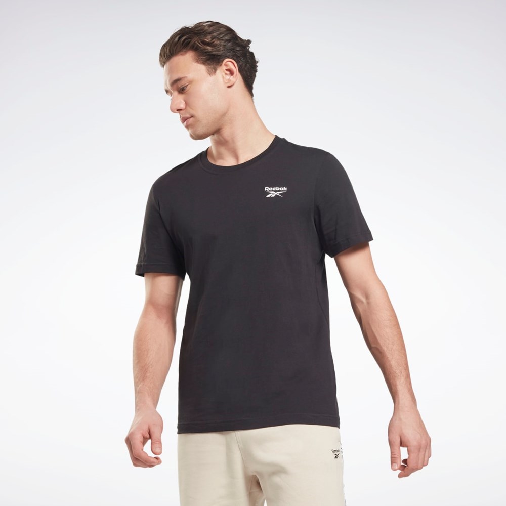 Reebok Reebok Identity Classics T-Shirt Mustat | HQZBOV-352