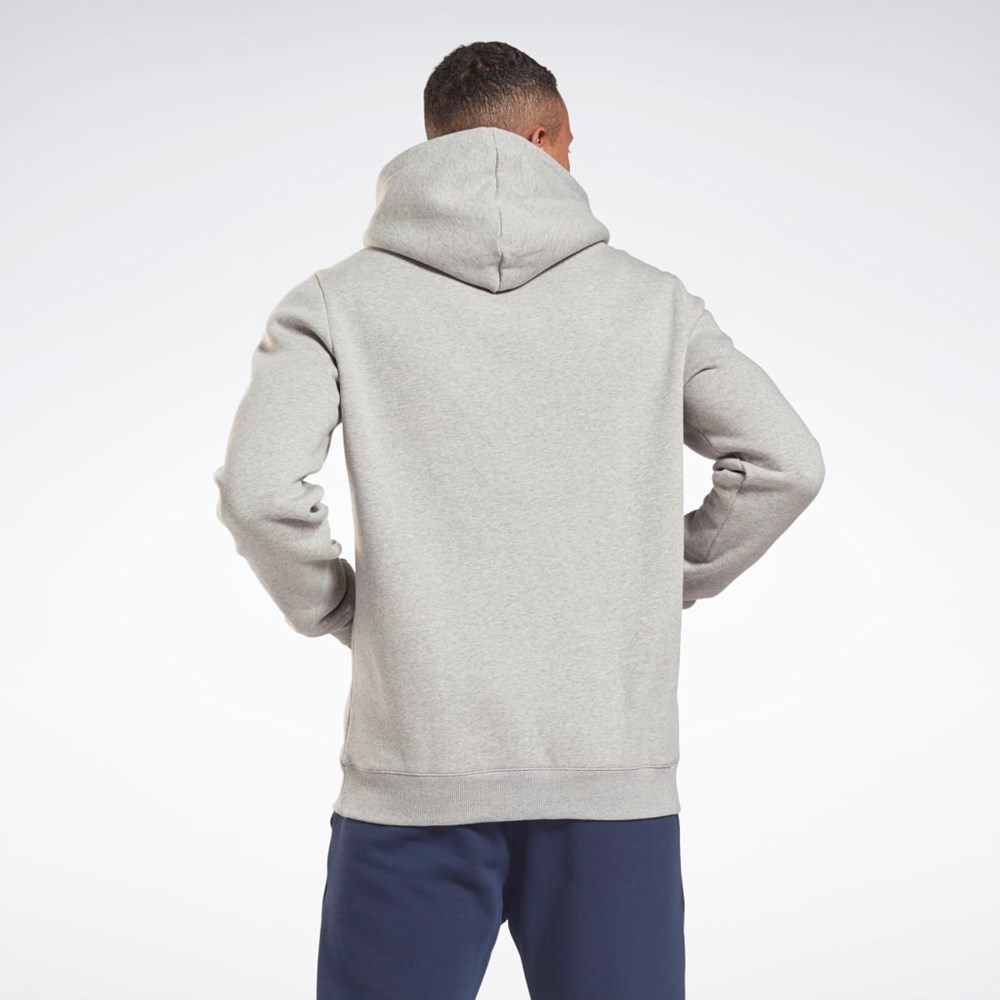 Reebok Reebok Identity Fleece Hoodie Harmaat Mustat | RPWLQC-265