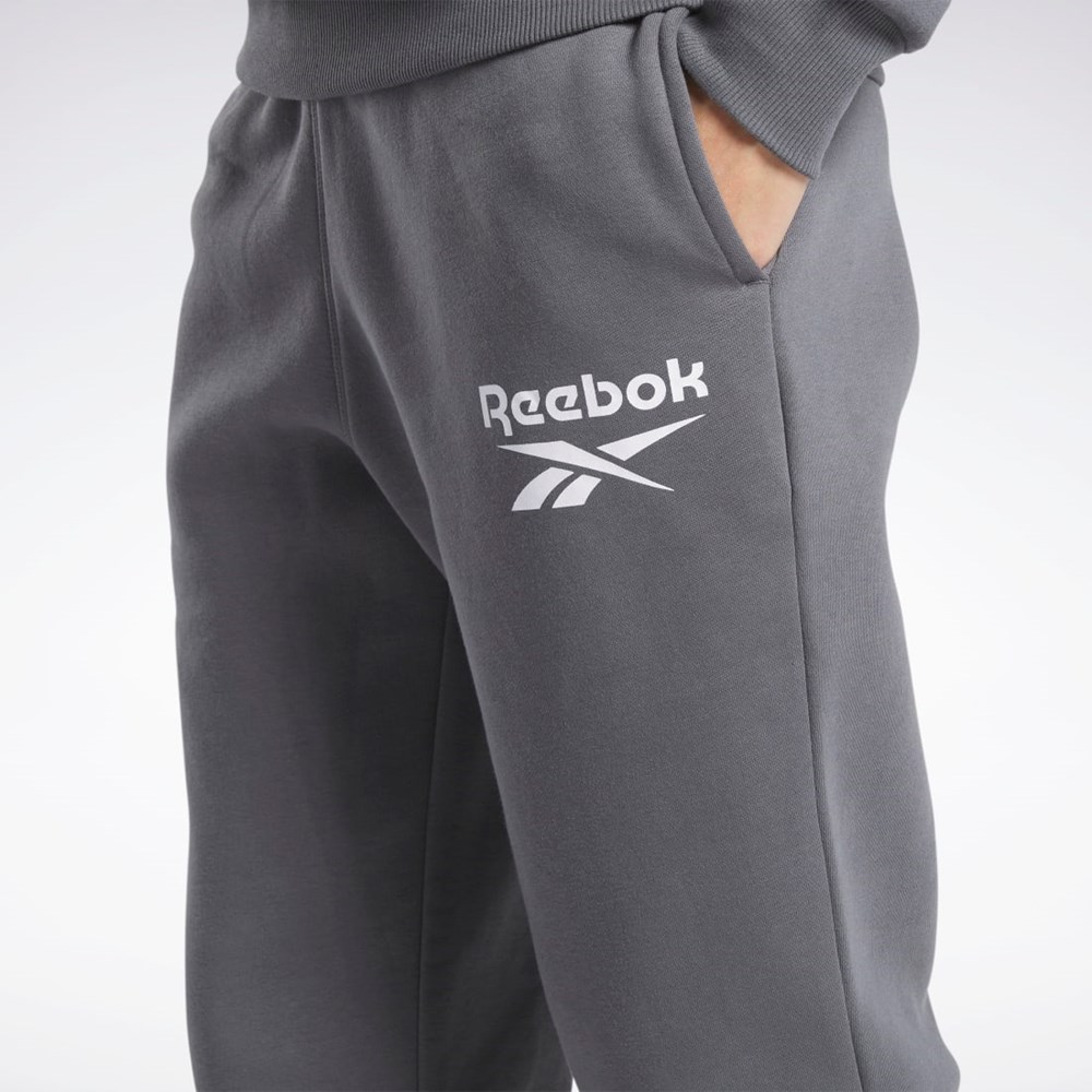 Reebok Reebok Identity Logo Fleece Joggers Harmaat | FMWAPL-523
