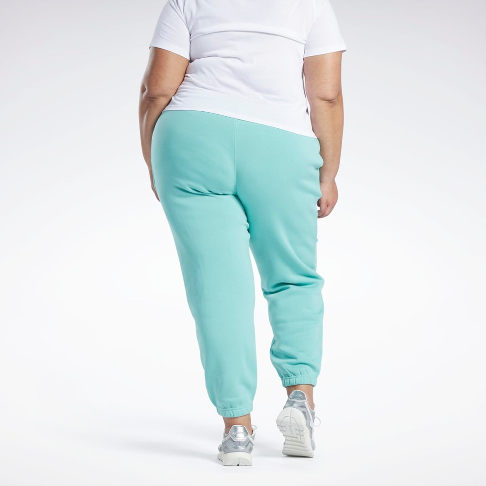 Reebok Reebok Identity Logo Fleece Joggers (Plus Size) Semi Classic Teal | IPCGHL-704