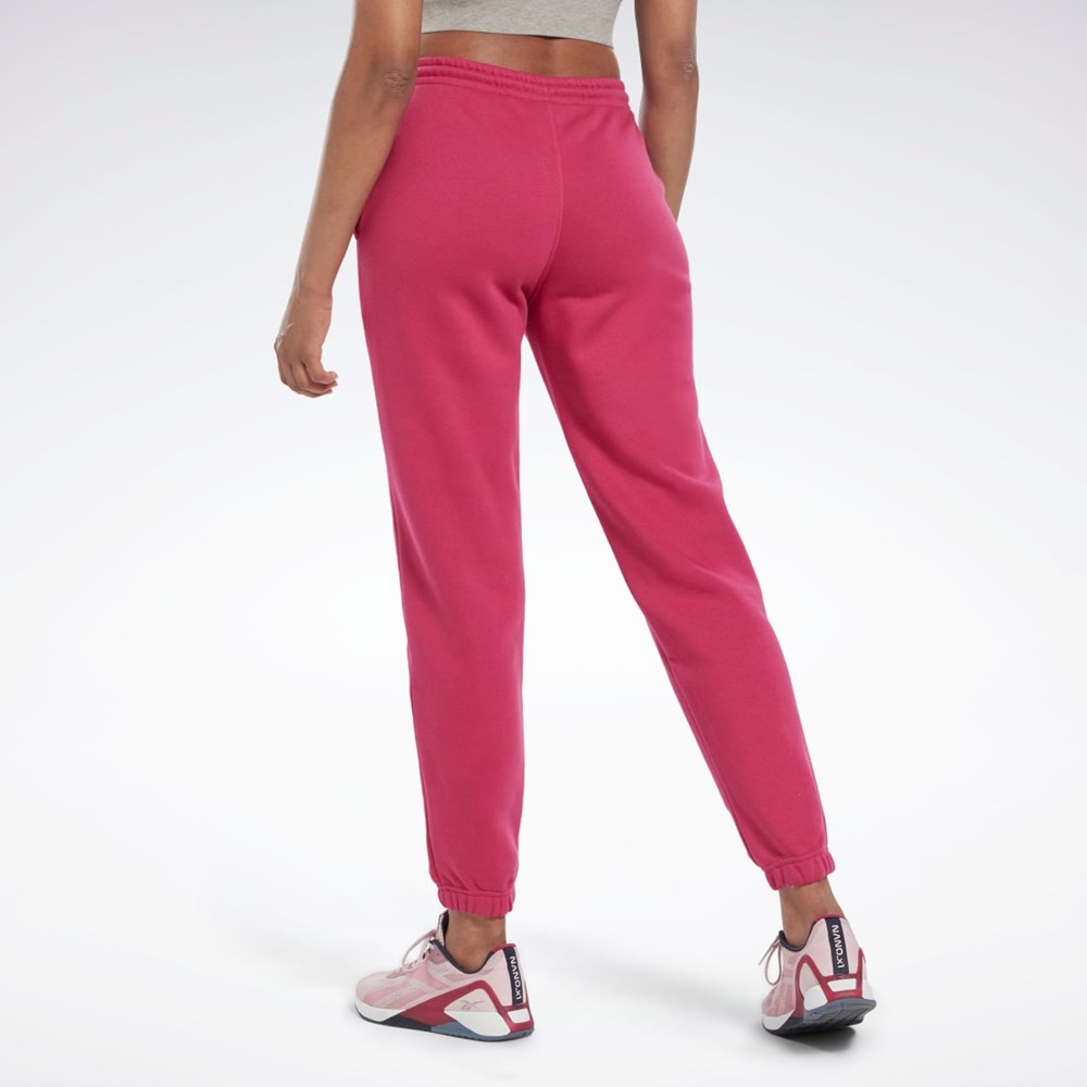 Reebok Reebok Identity Logo Fleece Joggers Pinkki | LWBCDA-275