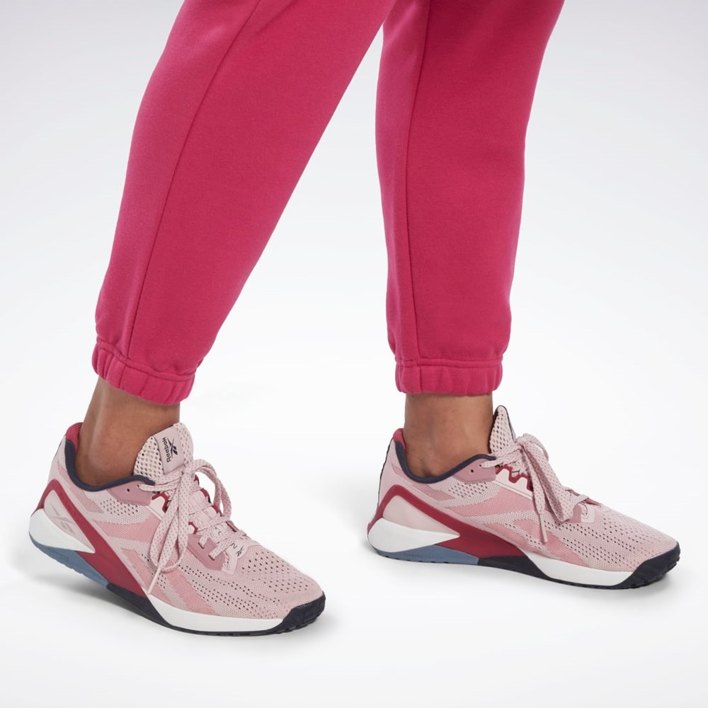 Reebok Reebok Identity Logo Fleece Joggers Pinkki | LWBCDA-275