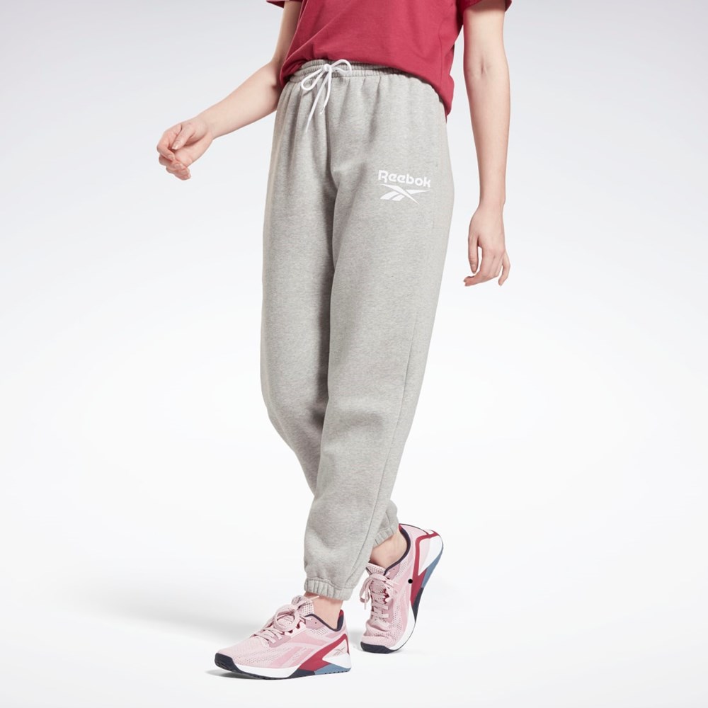 Reebok Reebok Identity Logo Fleece Joggers Harmaat | VWTKFS-319