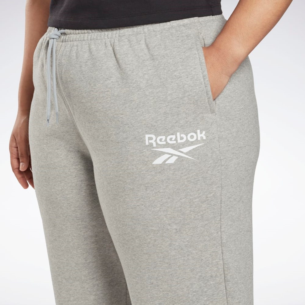 Reebok Reebok Identity Logo Fleece Joggers (Plus Size) Harmaat | XMYQAH-465