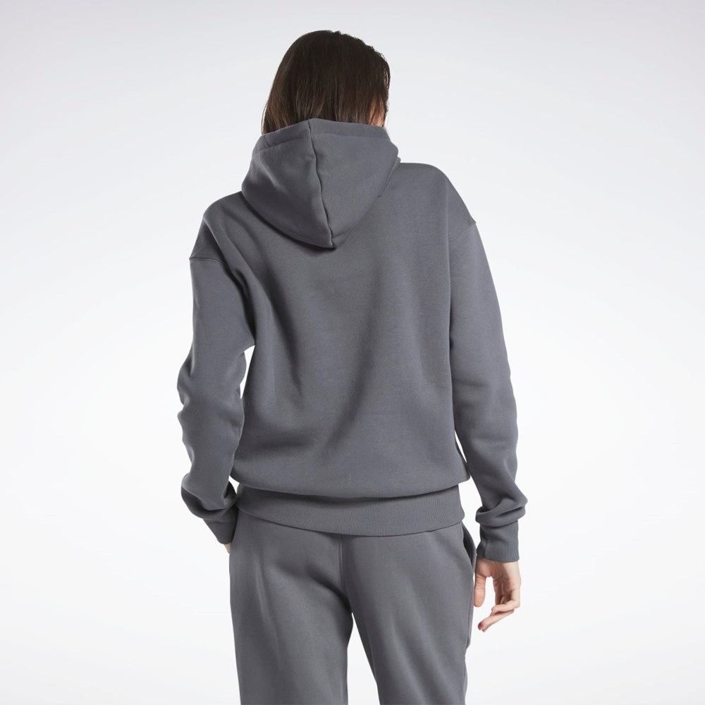 Reebok Reebok Identity Logo Fleece Pullover Hoodie Harmaat | HCWILE-076