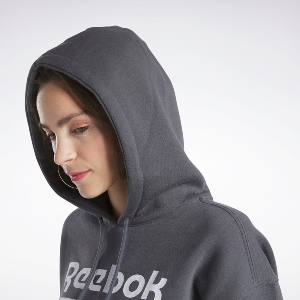 Reebok Reebok Identity Logo Fleece Pullover Hoodie Harmaat | HCWILE-076